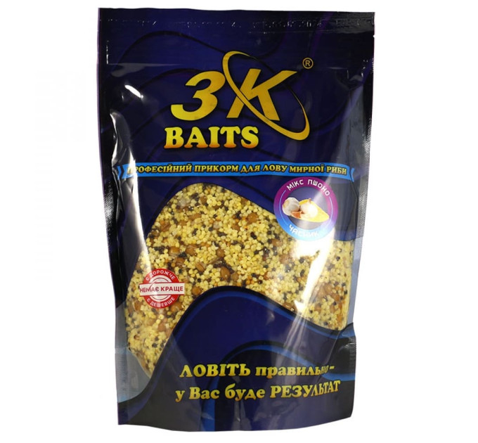 3KBaits Зерновой МИКС Пшено (чеснок) 1000 г