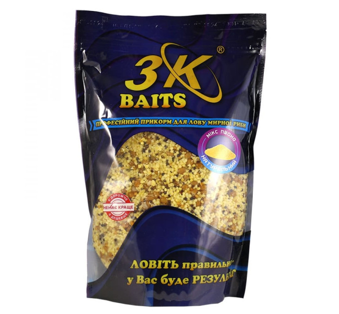 3KBaits Зерновой МИКС Пшено (натуральный) 1000 г