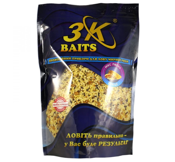 3KBaits Зерновой МИКС Пшено (специи) 1000 г
