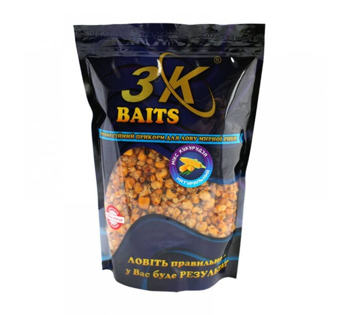 3KBaits Зерновий МІКС КУКУРУДЗА (натуральний) 1000 г