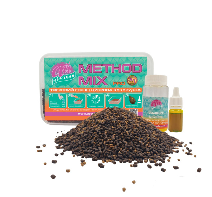 Method Mix АЙ-Підсікай (3 в 1) Тигровий горіх/Цукрова кукурудза 400г