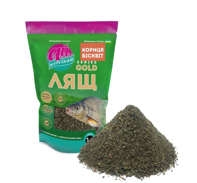 Прикорм АЙ-Підсікай Лящ GOLD КОРИЦЯ/БІСКВІТ