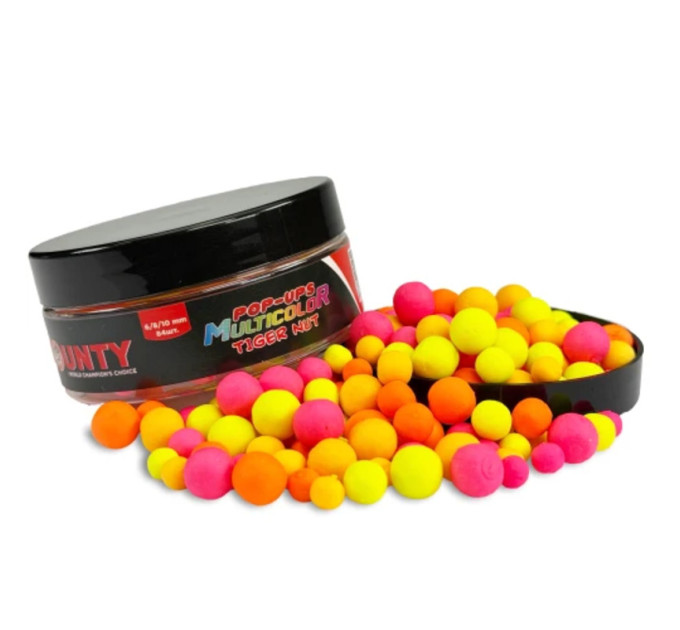 Bounty Pop-Up MULTICOLOR MULTISIZE TIGER NUT 6/8/10мм 84шт