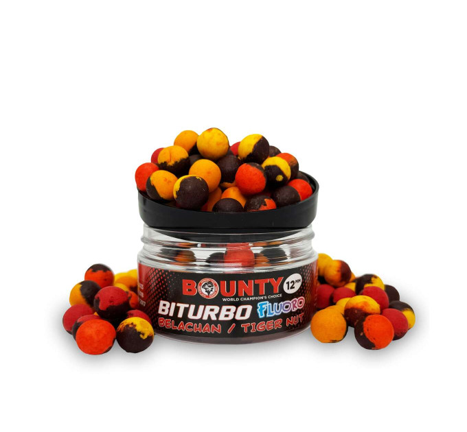 Bounty Premium boyle+pop-up FLUORO BITURBO BELACHAN / TIGER NUT 12мм