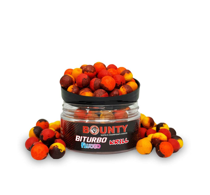 Bounty Premium boyle+pop-up FLUORO BITURBO KRILL 12мм