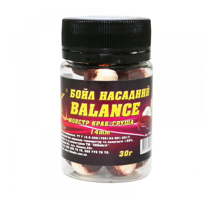 3KBaits Бойл насадочный Balance 14мм (монстр краб-груша) 30г
