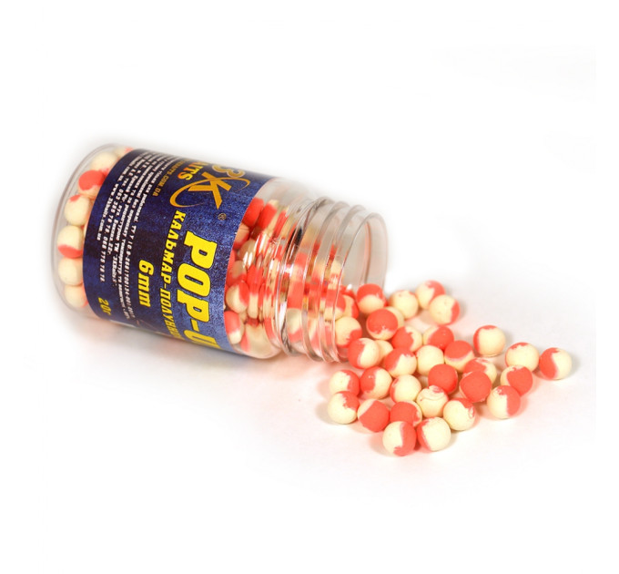 3KBaits Бойл Pop-up 6мм (кальмар клубника) 20г