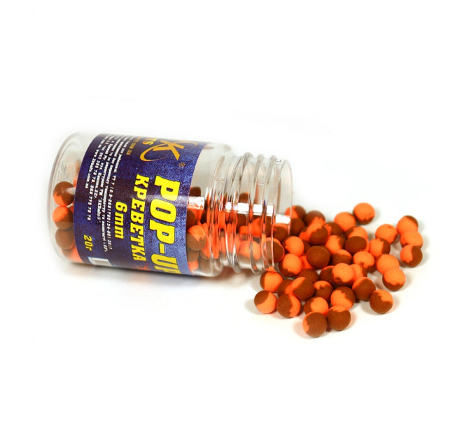 3KBaits Бойл Pop-up 6мм (креветка) 20г
