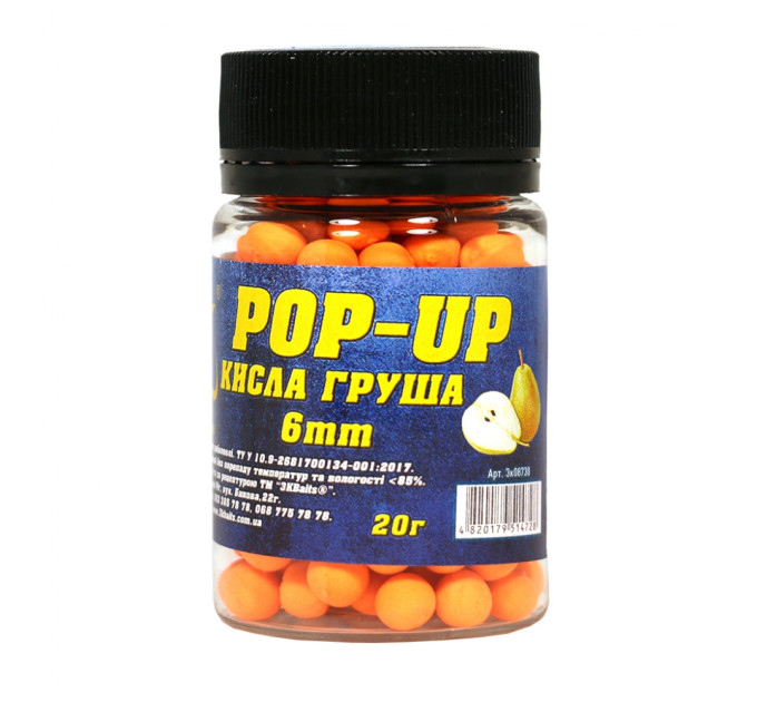 3KBaits Бойл Pop-up 12мм (кислая груша) 20г
