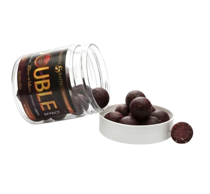 Trinity Baits Бойли нас. DOUBLE 20/14мм 100г Squid-Cranberry