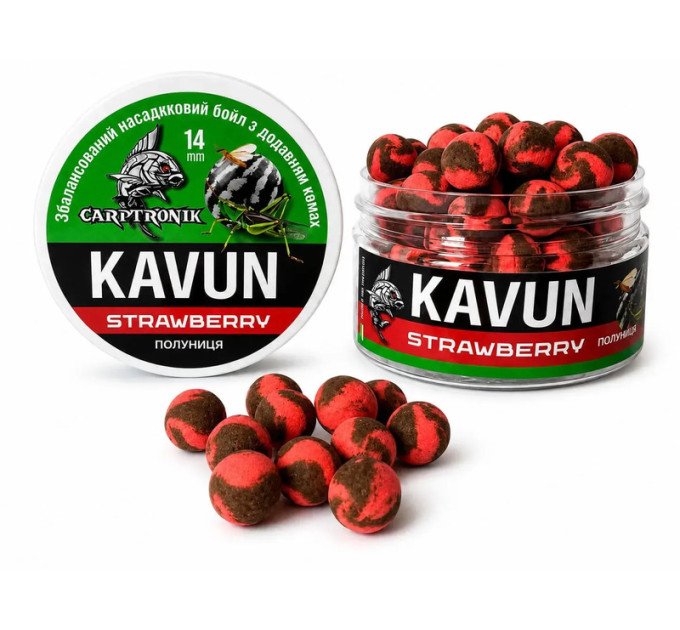Carptronik Вафтерси з комахами Kavun 14мм  Strawberry