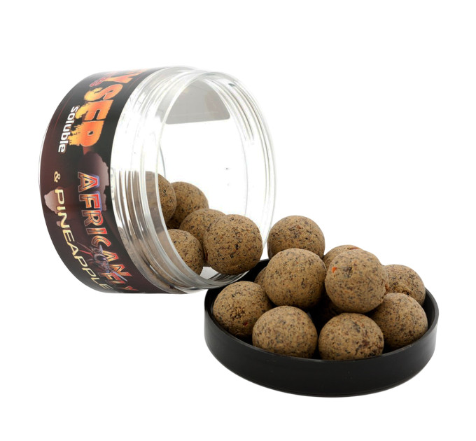 Trinity Baits Вафтерси GEYSER soluble AFRICAN FLY and PINEAPPLE 16 мм