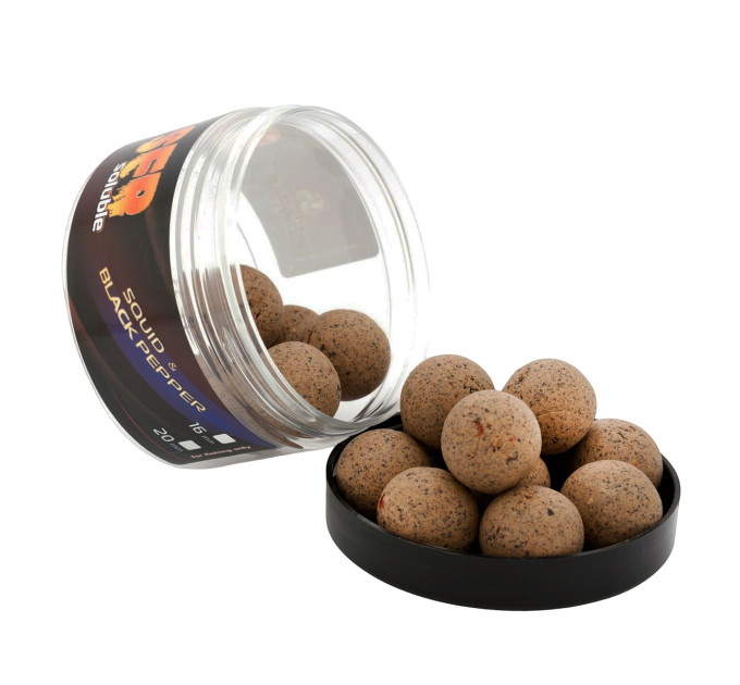 Trinity Baits Вафтерси GEYSER soluble SQUID and BLACK PEPPER 20 мм
