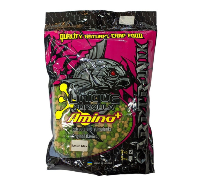 Carptronik Кормовий пелет 3кг Amur mix