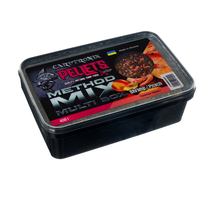 Carptronik Method mix Multi Box Shrimp/Peach (Креветка/Персик)
