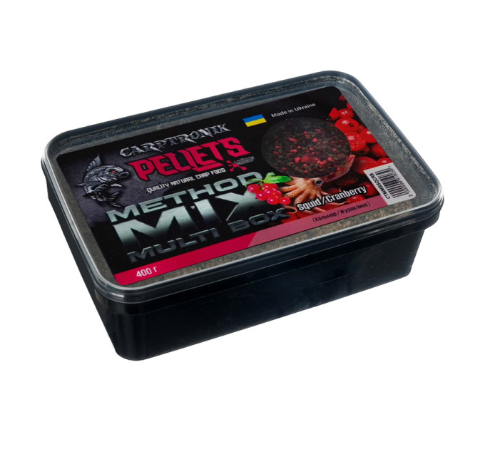 Carptronik Method mix Multi Box Squid/Cranberry (Кальмар/Клюква)