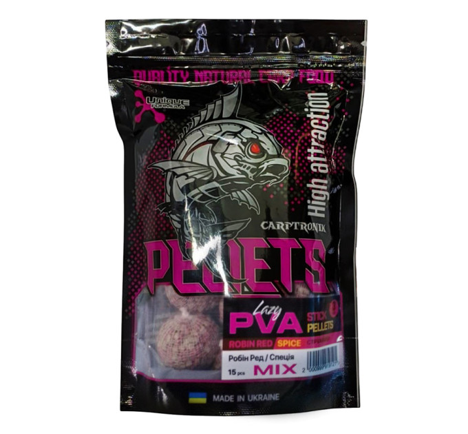 Carptronik PVA stick pellets Robin red/Spice 15 шт