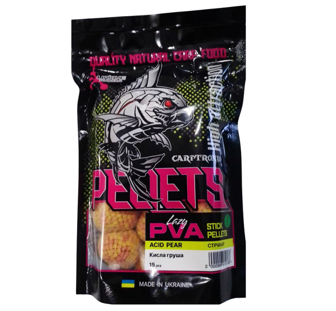 Carptronik PVA stick pellets Acid pear (Кисла груша) 15 шт