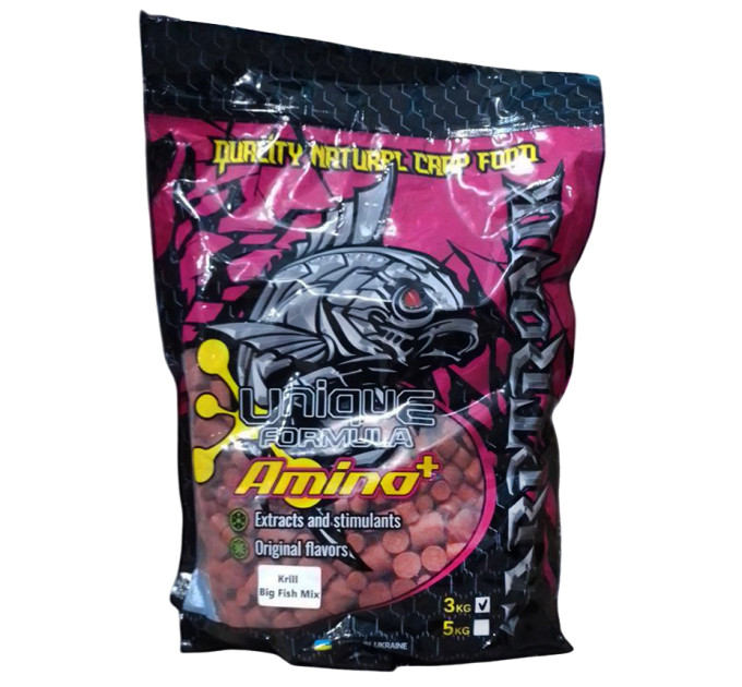Carptronik Кормовий пелет 3кг Krill Big Fish Mix 11-20мм