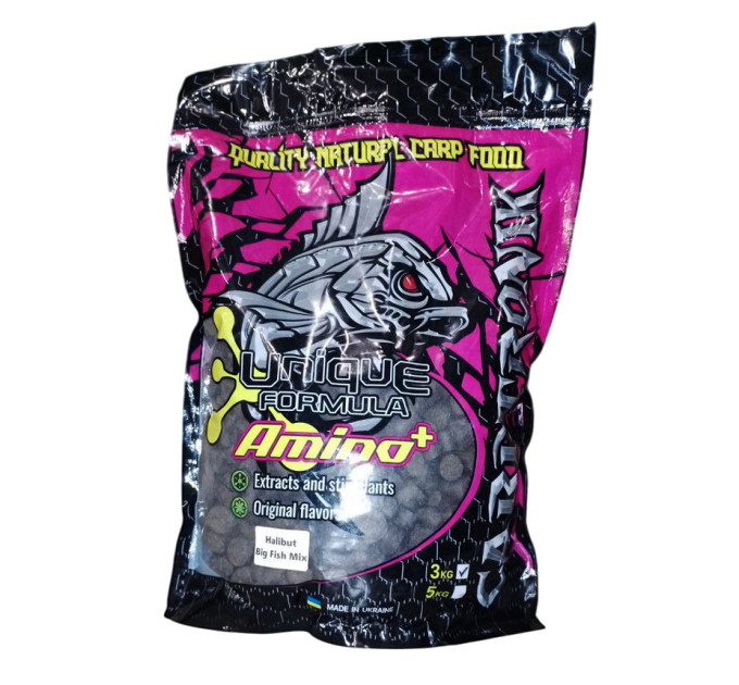 Carptronik Кормовий пелет 3кг Halibut Big Fish Mix 11-20мм