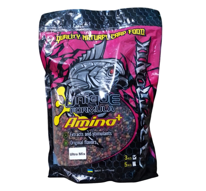 Carptronik Кормовий пелет 3кг Ultra Mix 4,5-11mm