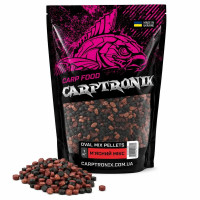Carptronik Пеллетс Oval MIX М'ясний 1кг