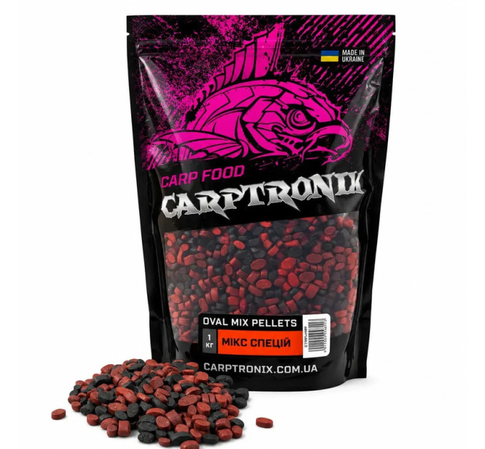 Carptronik Пеллетс Oval MIX Спецій  1кг