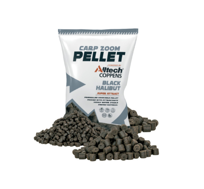 CarpZoom Black Halibut Pellet, 15 мм, 5 кг