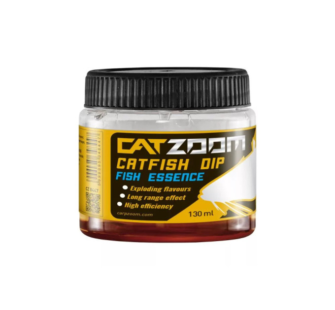 CarpZoom Catzoom Catfish Dip, 130ml, fish essence - для сома Рыбная Эссенция