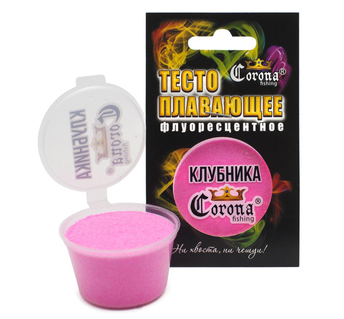 Тесто Плавающее флуоресцентное Corona 20g - Клубника