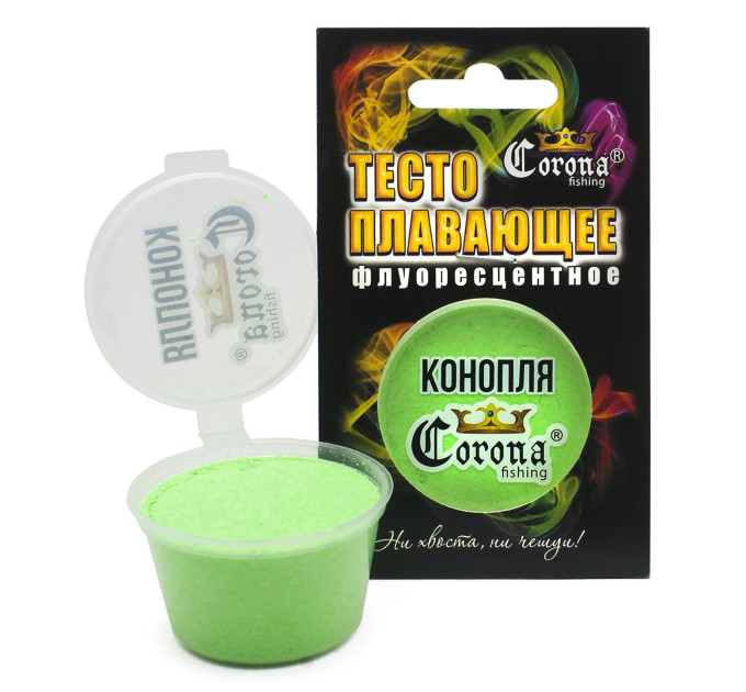 Тесто Плавающее флуоресцентное Corona 20g - Конопля