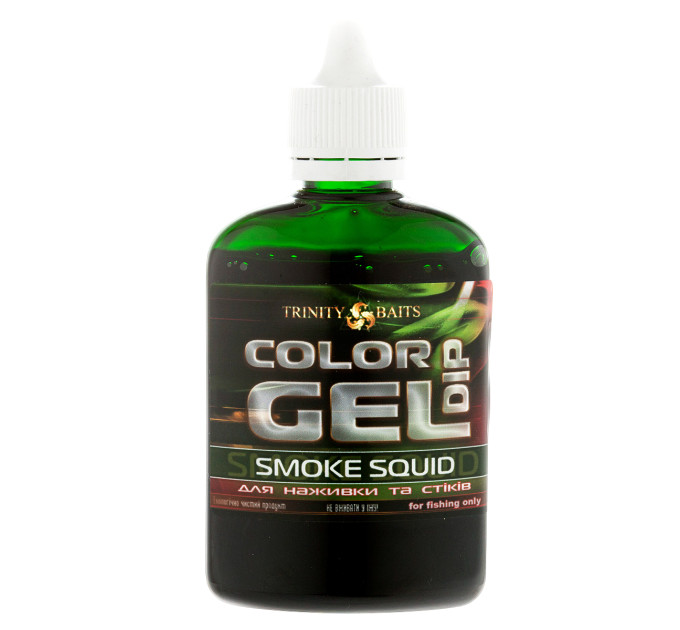 Trinity Baits Гель-діп SMOKE SQUID 100 мл (колір-зел.болото )