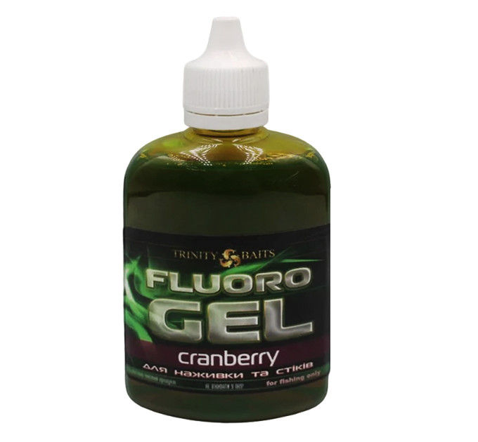 Trinity Baits Флюро-салатовий гель-діп CRANBERRY 100 мл