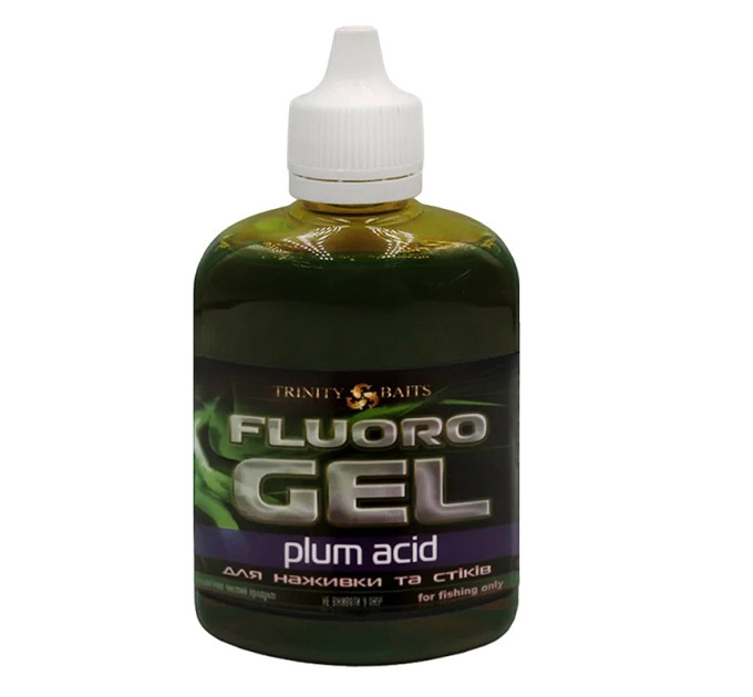Trinity Baits Флюро-салатовий гель-діп PLUM ACID 100 мл
