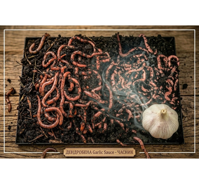 Хробак Дендробена Garlic Sauce - Часник (30-35 шт)