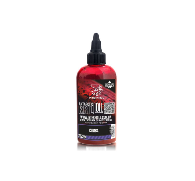 Крилевое масло INTERKRILL KRILL OIL, Слива, 100 мл