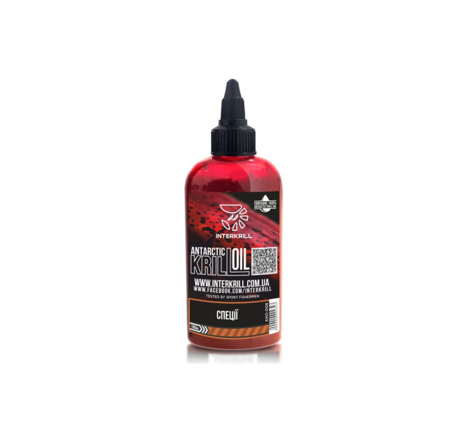 Крилевое масло INTERKRILL KRILL OIL, Специи, 100 мл