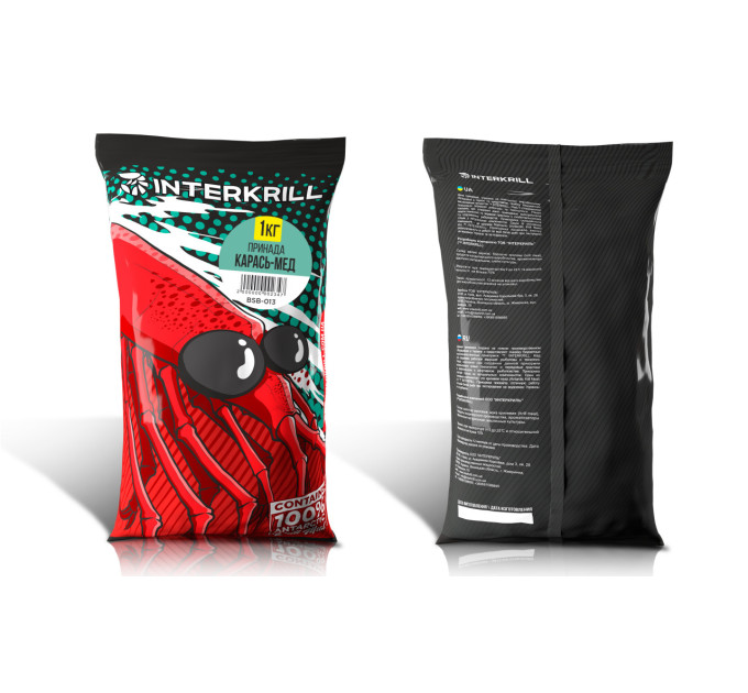 Прикормка INTERKRILL CLASSIC SERIES Карась-Мед, 1кг