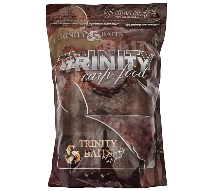 Trinity Baits Pellets MIX (4-6-8) RED FISH AMINO LINE (промаслений олією лосося) 1 кг