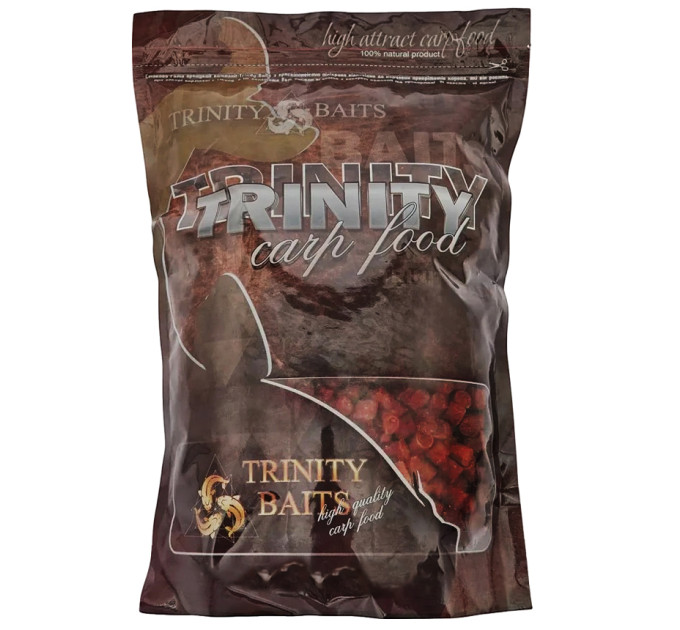 Trinity Baits Pellets STRAWBERRY 12 мм SWEET LINE 1кг