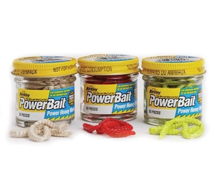 Приманка Berkley Gulp! Power Maggot Yellow (110 шт) (Опарыш желтый)
