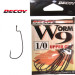 Крючок Decoy Worm 9 Upper Cut 1, 9шт