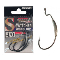 Крючок Decoy Worm102 S-Switcher 2/0, 5 шт/уп
