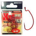 Крючок Decoy Worm 17 Red Kg Hook R 01, 7 шт