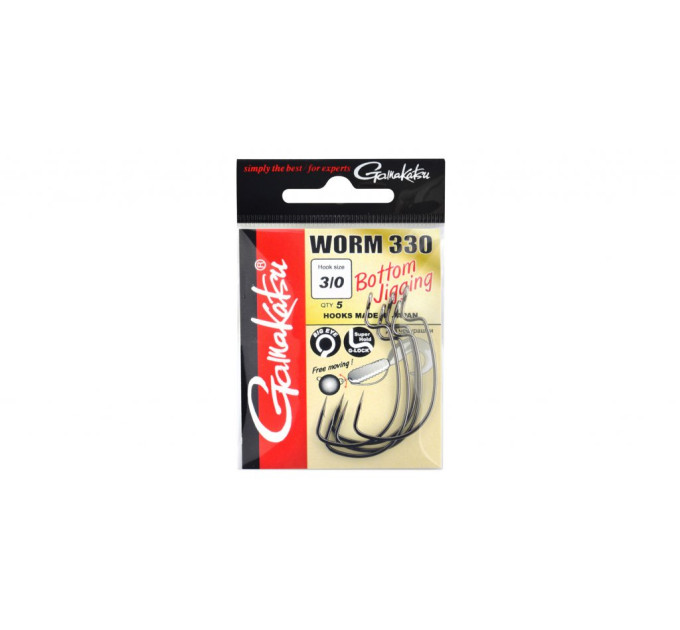 Гачок Gamakatsu Worm 330 nr4; 6szt