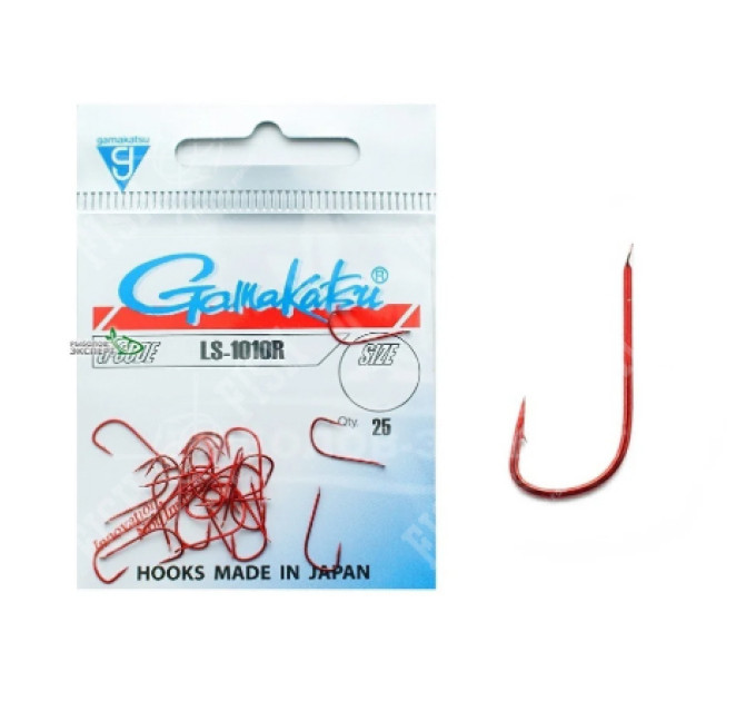 Гачок Gamakatsu LS-1040R nr6 Red 25szt