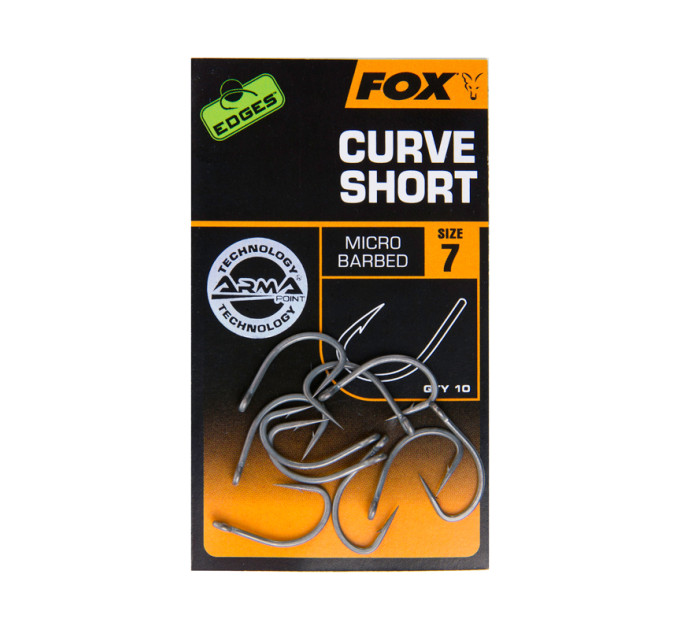 Fox Carp Hooks - Edges Armapoint Curve short shank size 5 CHK208