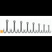 Крючок Gurza DOUBLE  Long Shank # 1/0 BN 4 шт