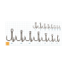 Крючок Gurza Round treble hook ST - 36 # 8 RED