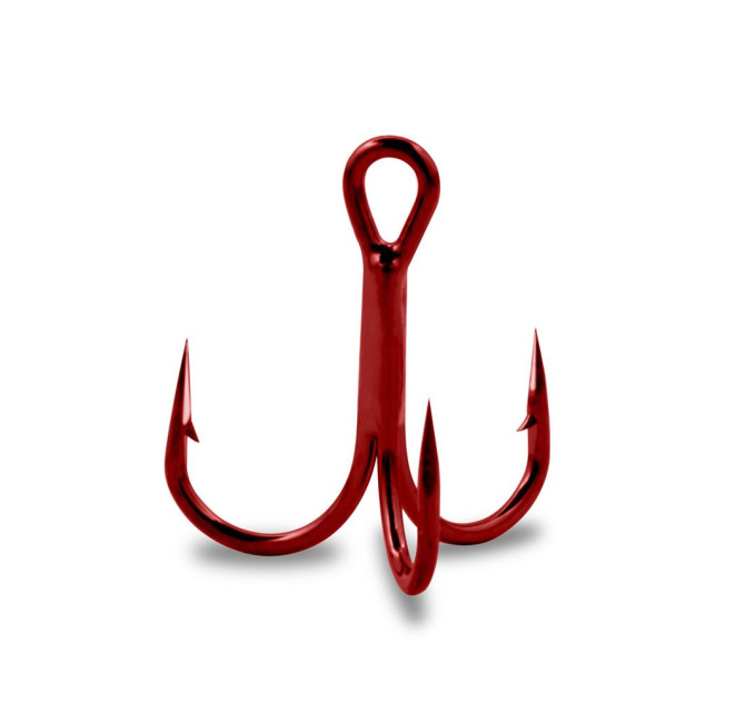 Крючок Gurza Round treble hook ST - 36 # 8 RED